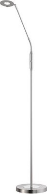 Fischer & Honsel Stehleuchte Dent mit integrierter LED in Silber, B: 23 cm, H: 150 cm - Bild 1