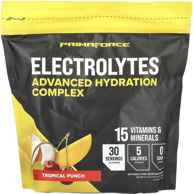 Primaforce, Getränkepulver, Advanced Hydration Complex, Tropical Punch, 30 x 5,8 g - Bild 1
