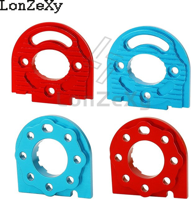 Tamiya Motor Halterung, Metall, Blau, Zubehör - Bild 1
