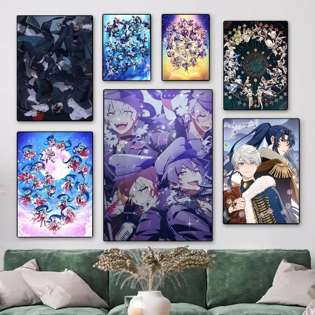 Anime Game P-Promise of Wizard Poster Vintage Wandkunst aus Papier, Mehrfarbig, B/H: 15 x 15 cm - Bild 1