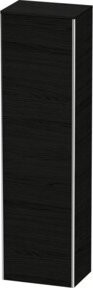 Duravit Hochschrank XSquare in Eiche Schwarz mit Glastüren, B/T/H: 50 x 35,6 x 177,6 cm - Bild 1
