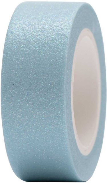 Rico Design Paper Poetry Washi Tape Glitter Hellblau Breite: 1,5 cm, Länge: 5 m - Bild 1