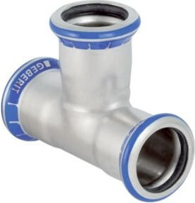 Geberit Mapress T-Stück Edelstahl Silber d= 54mm - Bild 1