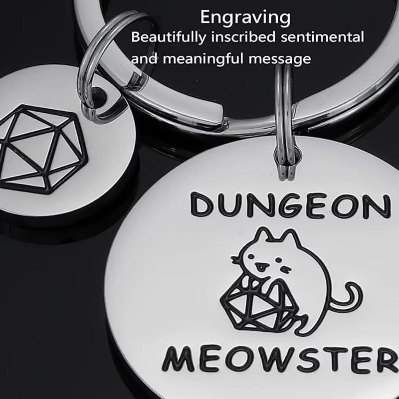 RUIYI Schlüsselanhänger Dungeons And Dragons, Unisex - Bild 3