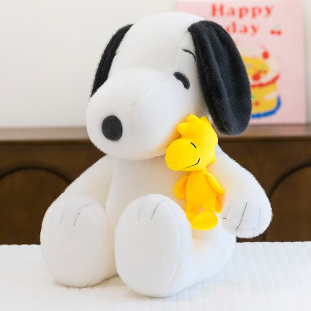 Bandai Snoopy Woodstock Plüschfigur, Stofftier, Gelb - Bild 1