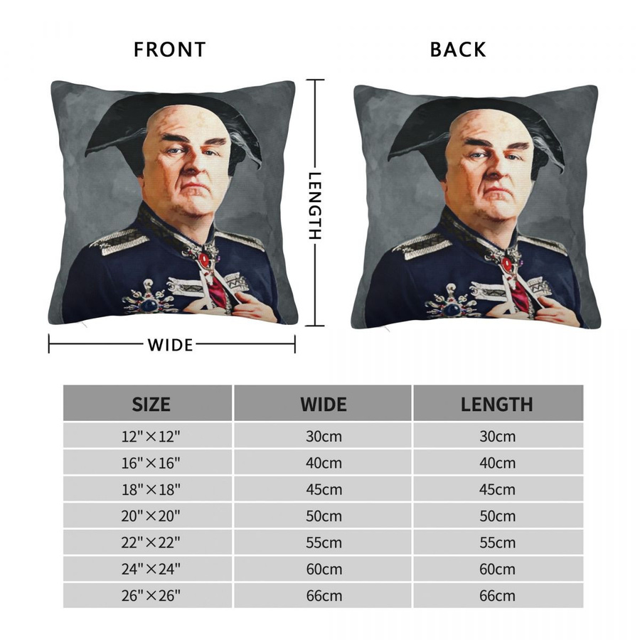 GUOYU HOMEDECOR Babylon 5 Londo Mollari Quadratischer Kissenbezug aus Polyester-Leinen-Samt mit Reißverschluss, Breite: 30,48 cm, Breite: 30,48 cm - Bild 3