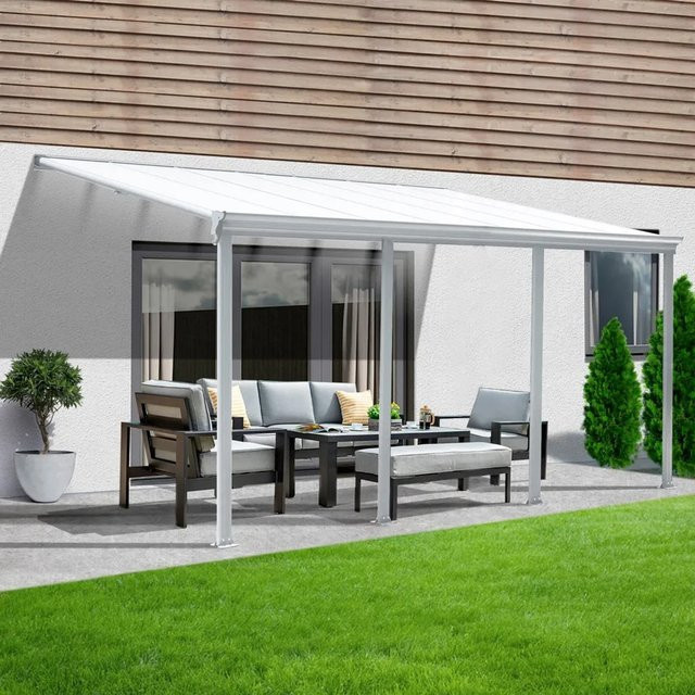Home Deluxe Terrassenüberdachung Solis in Weiß, B/T/H: 618 x 303 x 278 cm - Bild 3