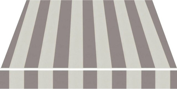 Spettmann Kassettenmarkise VC 1000 mit Polyacryl-Tuch in Beige-Grau und weißem Aluminium-Gestell, Breite: 500 cm, Ausladung: 300 cm