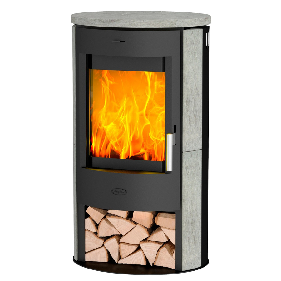 Fireplace Kaminofen Zaria Speckstein Schwarz/Grau 6 kW - Bild 2