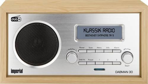 Telestar Imperial DABMAN 30 Digitalradio DAB+ FM in Hellbraun im Retro Design - Bild 1