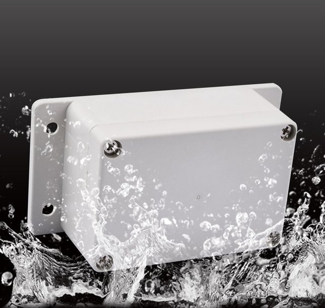 Wasserdichtes Aideepen Elektronik-Projektgehäuse aus ABS-Kunststoff in Grau mit Befestigungsösen - Bild 1