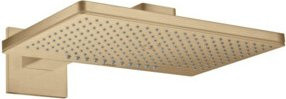 Hansgrohe Axor Kopfbrause mit Arm, rechteckig, Bronze/Brushed Brass, 2 Strahlarten, B: 46 cm, H: 30 cm - Bild 1