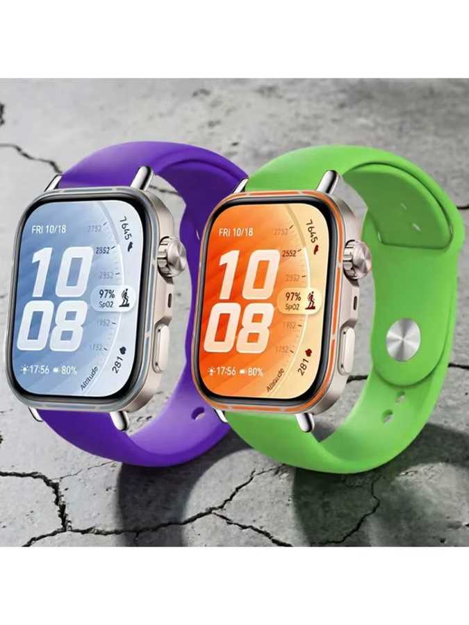 Hiyii Uhrenarmband Silikon, Weiß, Unisex - Bild 3