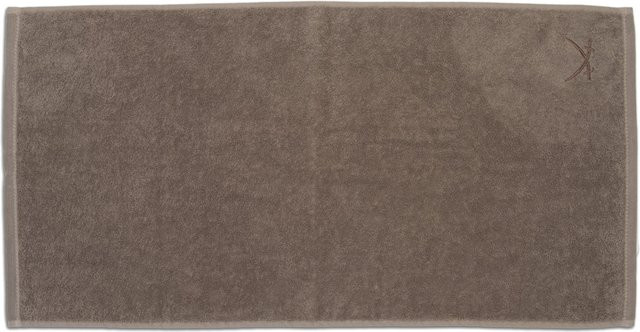 Flauschiges Duschtuch Sansibar aus Baumwolle in Braun, Breite: 70 cm, Höhe: 140 cm - Bild 1