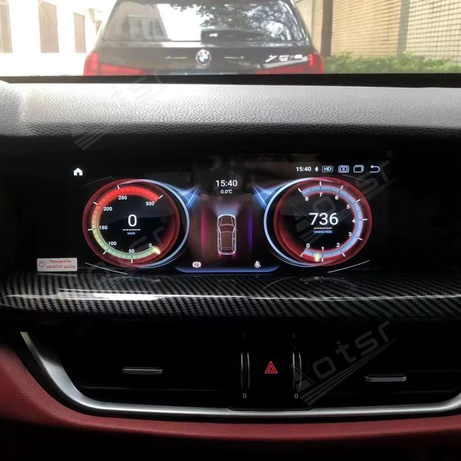 Aotsr Android 15 Autoradio mit 10,25 Zoll Display für Alfa Romeo Stelvio und Giulia (2015-2020) inklusive GPS, WIFI, 4G und Apple CarPlay in Schwarz - Bild 2