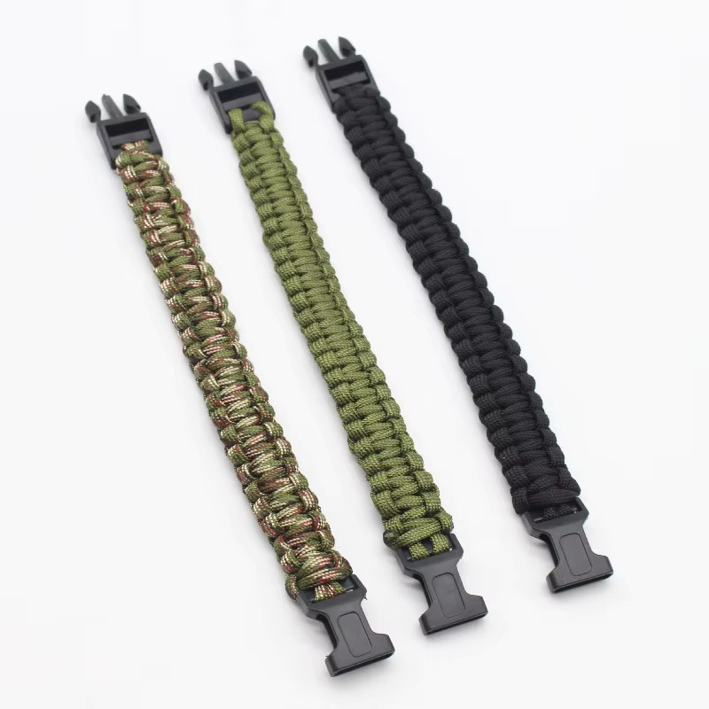 QHSPE Paracord-Armband, red, Unisex - Bild 1