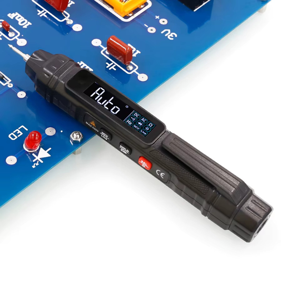 HYTAIS TS20B Intelligentes digitales Stiftmultimeter in Schwarz zur Messung von Kapazität, Widerstand und Dioden - Bild 4