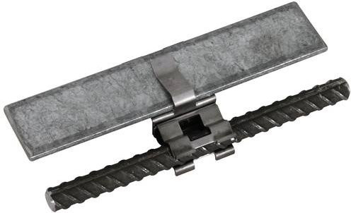 DEHN Bewehrungsklemme 308141 DC BK 8 FL30 STBLANK in Schwarz und Grau - Bild 1