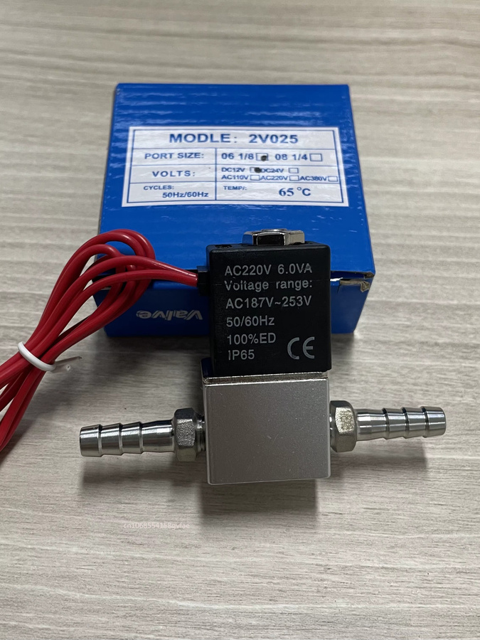 Pneumatisches 2-Wege-Magnetventil von xmshxltd aus Aluminium in Silber, 1/4 Zoll Anschluss, für Luft, Wasser oder Öl, erhältlich in verschiedenen Spannungen (12V, 24V, 110V, 220V) - Bild 3