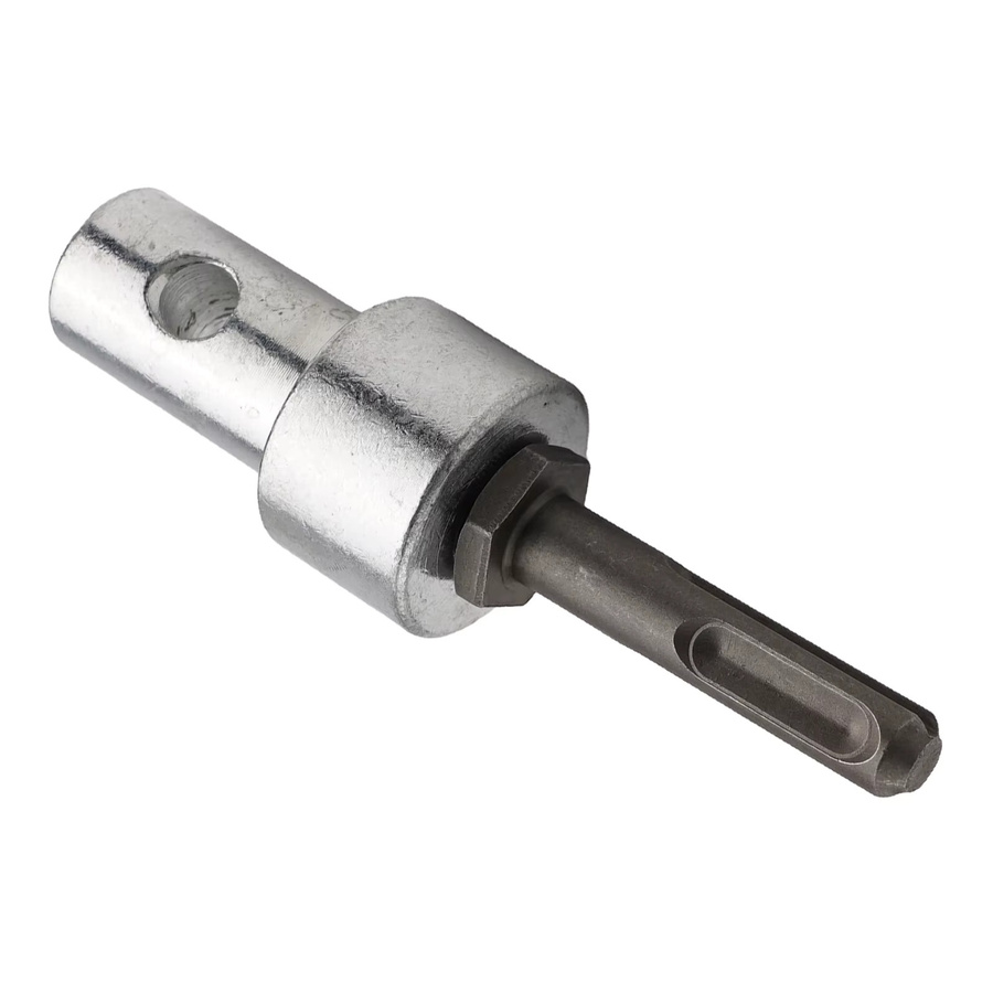 Vibratite Elektrischer Bohradapter für Bohrhammer mit quadratischem oder rundem Schaft in Silber - Bild 2