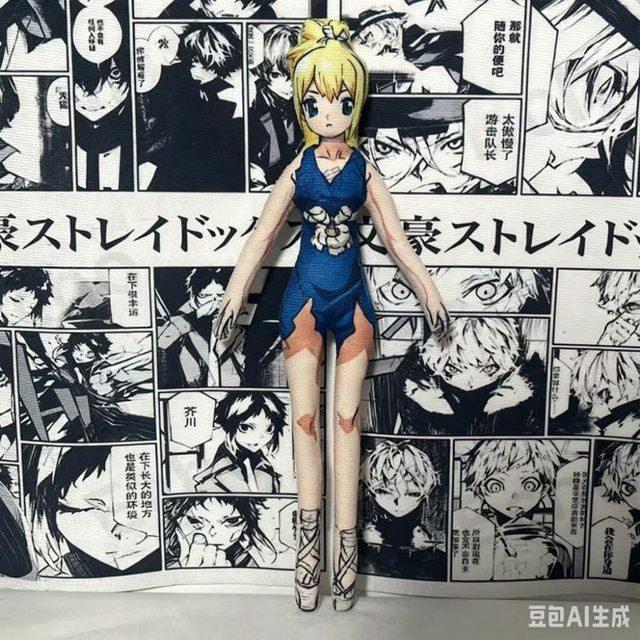 Dr Stone Gen Chrome Senku, Plüschpuppe, 28cm, mit eingebautem Skelett - Bild 1