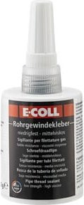 E-COLL Rohrgewindekleber niedrigfest-hochviskos weiß 50 g - Bild 1