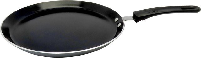 Mömax Crepespfanne Basic aus Aluminium mit Antihaftbeschichtung, Durchmesser: 24 cm, Schwarz/Grau - Bild 1