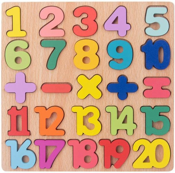 Linyi toy Montessori 3D Holz Puzzles, Geometrische Figur, ab 3 Jahre - Bild 1