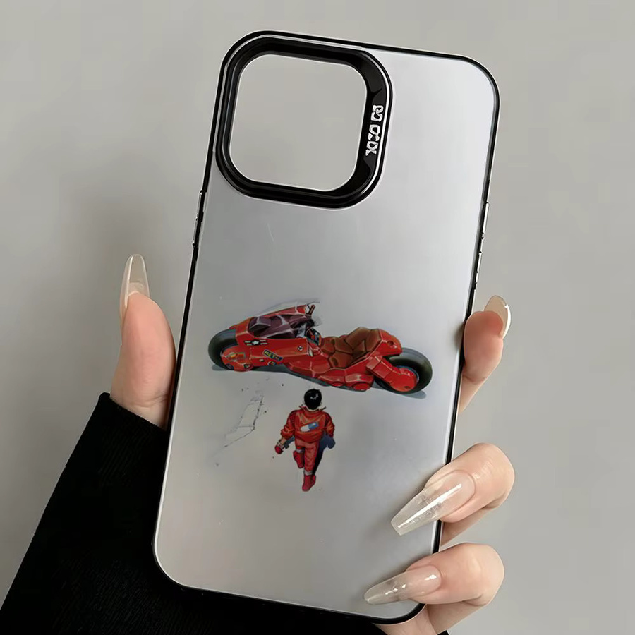 Anime A-Akira Handyhülle für iPhone 17 16 15 14 13 Pro Max Air Matte Laser Metallic Aurora Luxus-Hülle in Multicolour - Bild 4