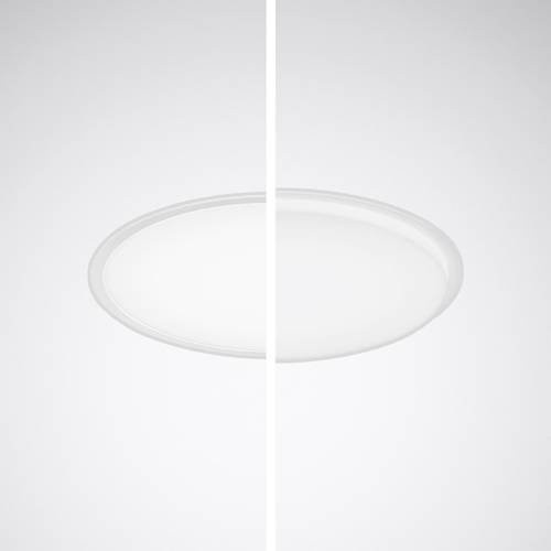 Trilux Einbaugehäuse 7132300 rund in Weiß - Bild 1