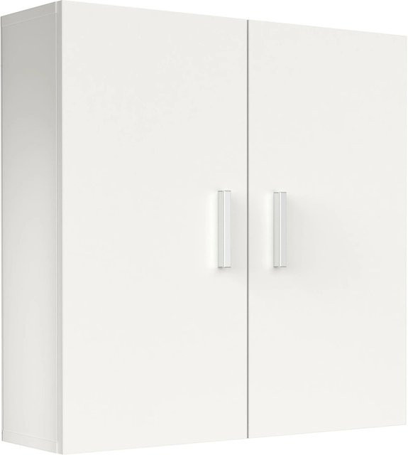 VCM Badmöbel Wandschrank Zalo Weiß, Wandmontage, B/H: 60 x 60 cm - Bild 1