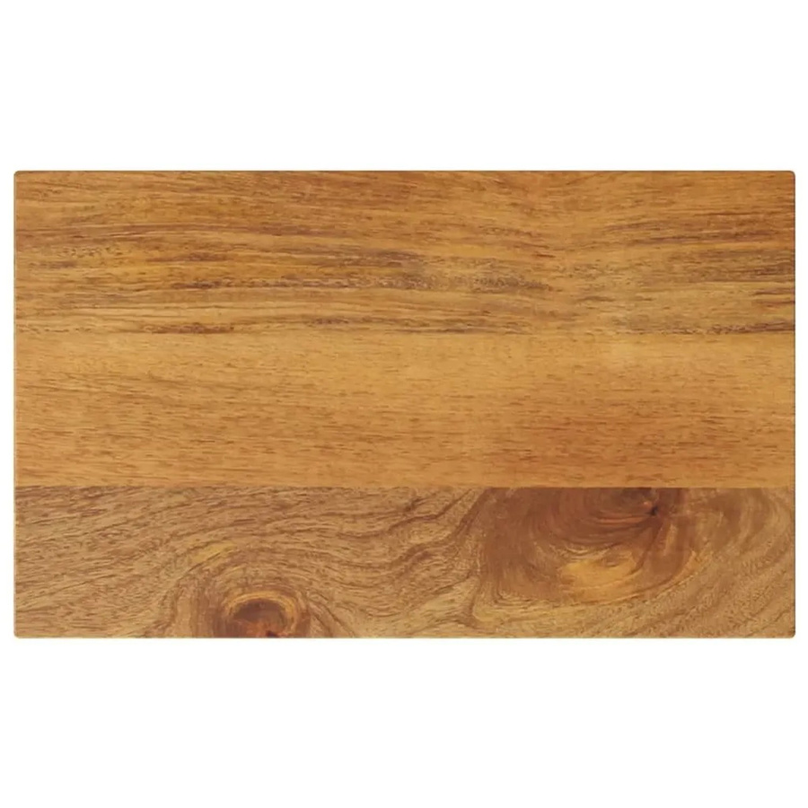 vidaXL Tischplatte aus Massivholz Mango in Braun, Rechteckig, B: 50 cm, T: 40 cm, H: 3,8 cm - Bild 2