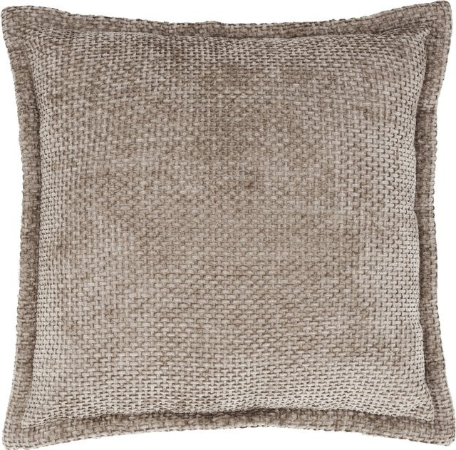 LIVARNO Dekokissen beige mit Struktur, B/B: 45 x 45 cm - Bild 1