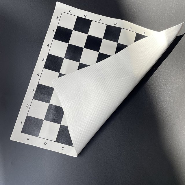 Yernea Schachbrett, Schwarz-Weiß, 34cm, Tragbares Spielzubehör - Bild 1