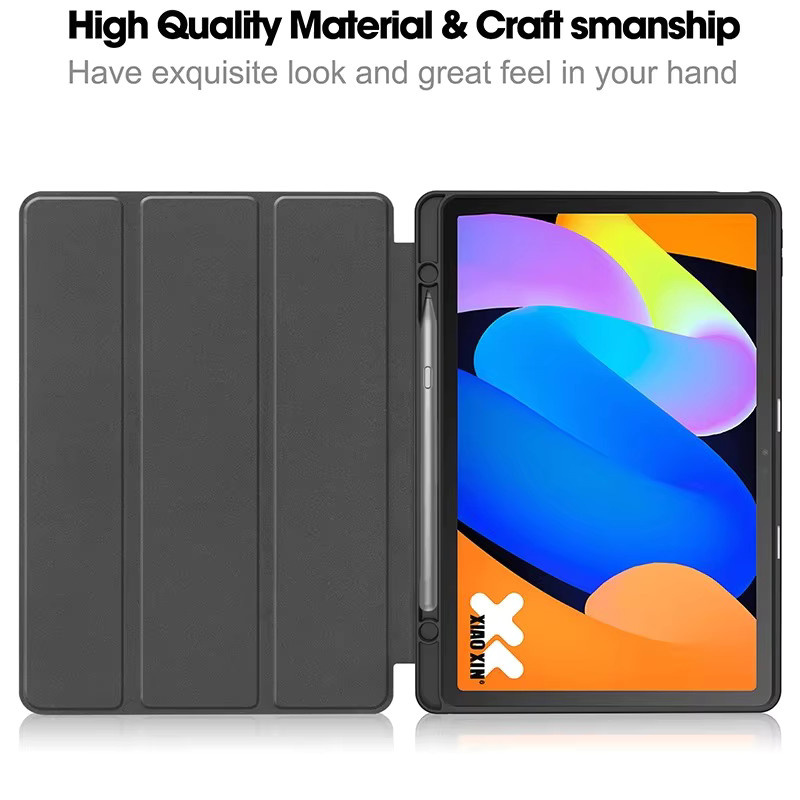 Smart Cover Hülle für Lenovo Xiaoxin Pad 11 2025 2024 TB335FC mit Stifthalter und Ständer in Schwarz - Bild 4