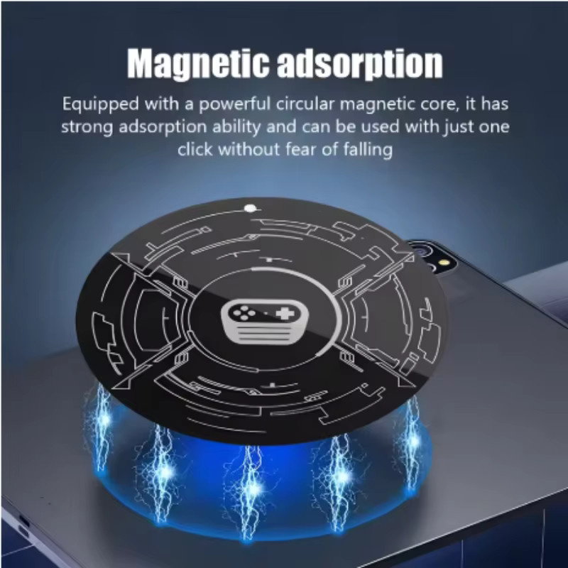 WSSHE Ultradünne Magnetische Kühlsticker Wärmeableitungs-Patch für Mobiltelefone in Schwarz - Bild 2