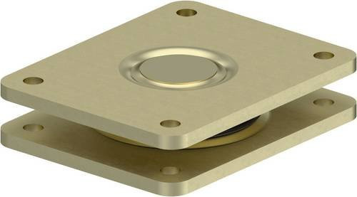 Blickle DK-LS-36 Schwerlast-Drehkranz aus Stahl in Gold - Bild 1