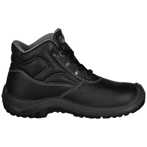 BULLSTAR Sicherheitsstiefel aus Büffelleder in Schwarz, Größe 45, nach EN ISO 20345 S3 - Bild 2