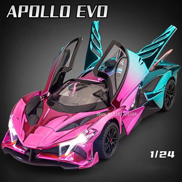 RMZ city Apollo EVO Miniatur Sportwagen Modell, 1:24, mit Licht und Sound - Bild 1