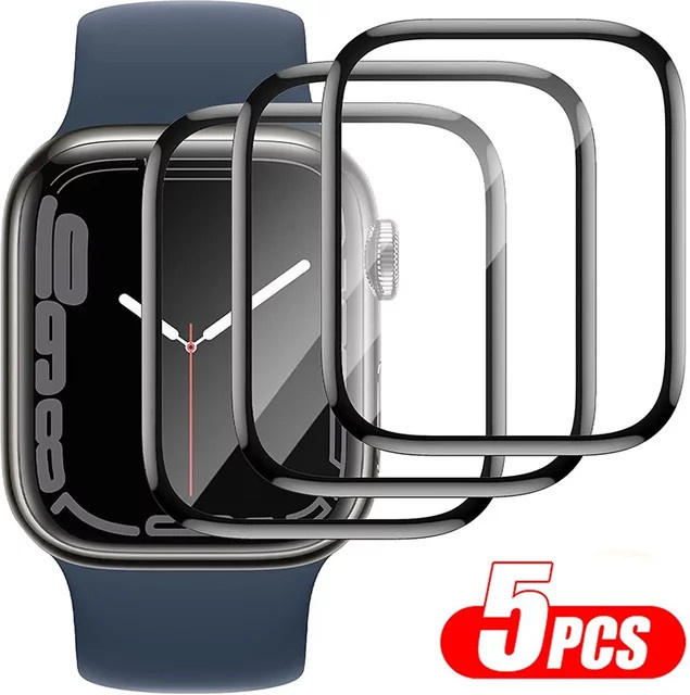 Apple Watch Displayschutzfolie, 3D gebogen, transparent, Unisex - Bild 1