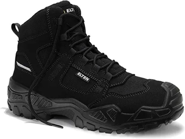 Elten Sicherheitsschnürstiefel Mike Mid ESD S3 in Schwarz, Größe 40 - Bild 1