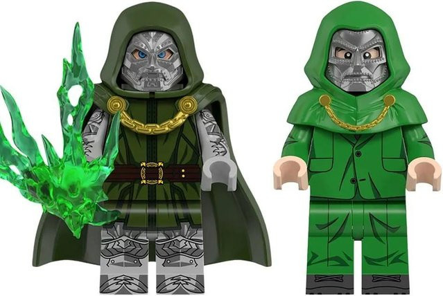 Leil WW Mini-Puppe, Bausteine, Schwarz, Grün, Jungen-Spielzeug - Bild 1