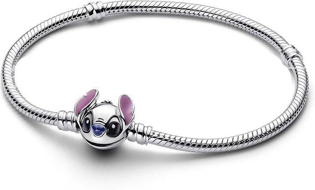 DR-Jewelry Kette 925 Silber, herzförmige Krone, Schlangenknochen, 20 cm, Damen - Bild 1
