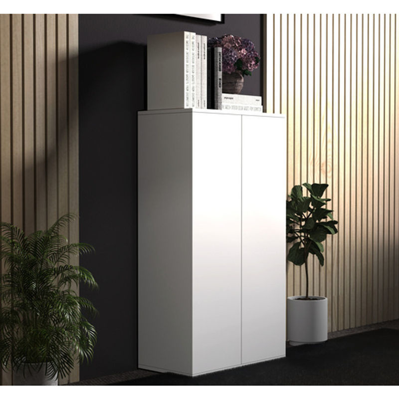 VCM Kommode Dalosa aus Holz in Weiss, B/H/T: 60 x 108 x 32 cm - Bild 3