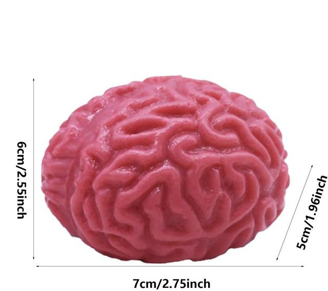 TPR Quetsch Stress Flippy Gehirn Squishy, Fidget Spielzeug - Bild 1
