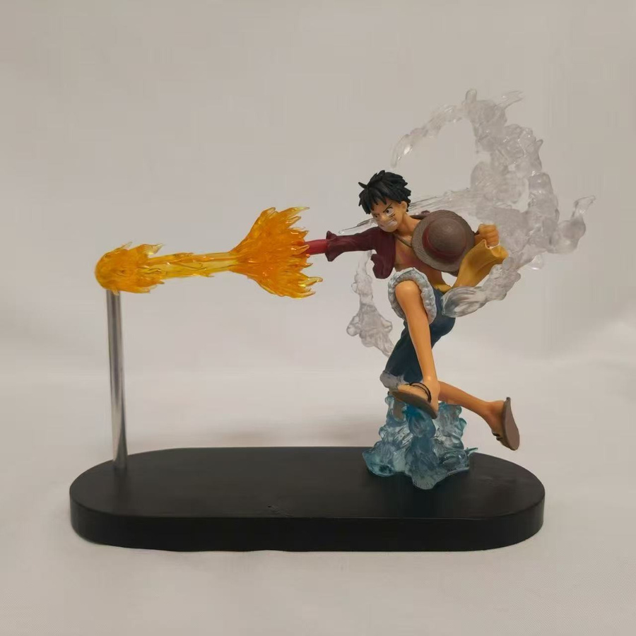 Yiran toy 1 One Piece Luffy Ace Actionfigur LED Nachtlampe Tischleuchte - Bild 2