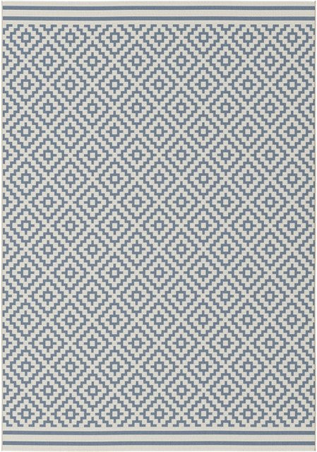 Primaflor Outdoorteppich Eldorado Quadra in Blau, Rechteckig, B/T: 200 x 290 cm - Bild 1