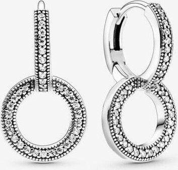 YIRAN Jewelry Ohrstecker 925 Silber, Gold, Zirkonia, Damen - Bild 1