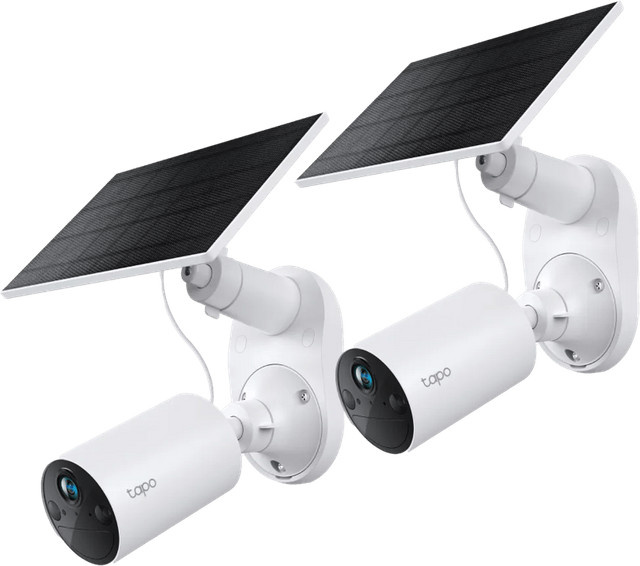 TP-Link Tapo C410 Solar Kit Doppelpack Wi-Fi Überwachungskamera in Weiß - Bild 1
