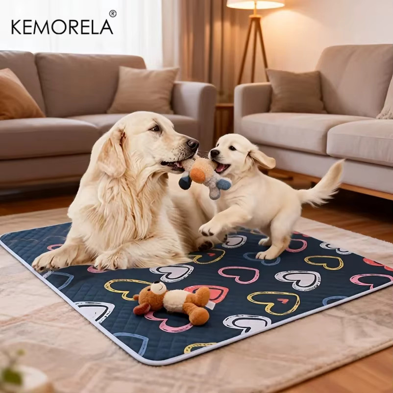 Kemorela Hunde-Kühlmatte als Hundetrainingsunterlage, waschbar und geruchsabweisend - Bild 3